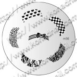 Konad Nailart Stamping Schablone m56