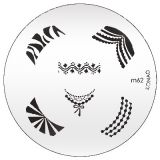 Konad Nailart Stamping Schablone m62