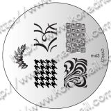 Konad Nailart Stamping Schablone m63