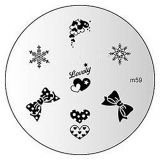 Konad Nailart Stamping Schablone m59