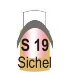 French Manik�r Schablone S 19