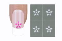 Nailart Schablone 14