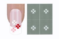 Nailart Schablone 08