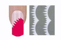 Nailart Schablone 17