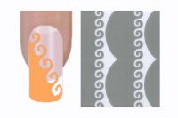 Nailart Schablone 19