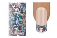 PNP Nail Foil silver circles