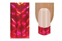 Nail Foil Diamond Red