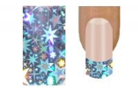 PNP Nail Foil Silver Starburst