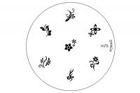 Konad Nailart Stamping Schablone m75