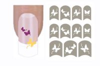 Nailart Schablone - B