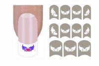 Nailart Schablone - D