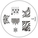 Konad Nailart Stamping Schablone m69