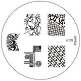 Konad Nailart Stamping Schablone m70
