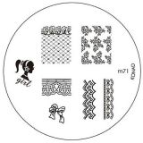 Konad Nailart Stamping Schablone m71