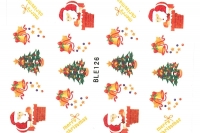 Weihnachts  Nailsticker BLE 126