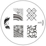 Konad Nailart Stamping Schablone m72