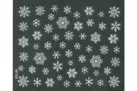 Nailart Sticker Snowflake - silber 02
