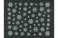 Nailart Sticker Snowflake - wei�