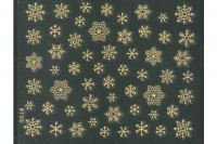Nailart Sticker Snowflake - gold 02