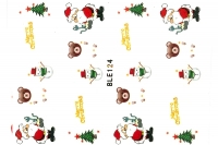 Weihnachts  Nailsticker BLE 124