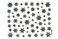 Nailart Sticker Snowflake - schwarz