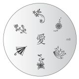 Konad Nailart Stamping Schablone m8