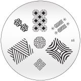 Konad Nailart Stamping Schablone s6