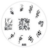 Stamping Schablone A5