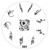 Stamping Schablone A4