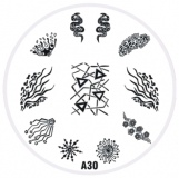 Stamping Schablone A30