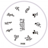 Stamping Schablone H44
