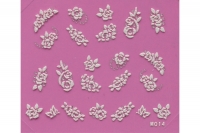 White Line Nailsticker M014