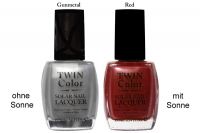 Twin Color Gunmetal - Red