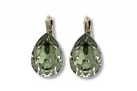 Swarovski Ohrh�nger Tropfen Black Diamond