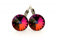 Ohrh�nger Rivoli 10mm Crystal Volcano