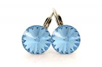 Ohrh�nger Rivoli 10mm Aquamarine