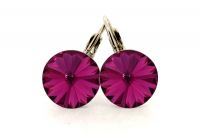 Ohrh�nger Rivoli 10mm Fuchsia