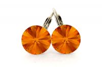 Ohrh�nger Rivoli 10mm Topaz