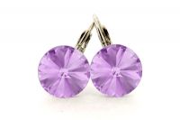 Ohrh�nger Rivoli 14mm Violett