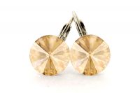 Ohrh�nger Rivoli 10mm Crystal Golden Shadow