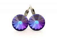 Ohrh�nger Rivoli 14mm Crystal Heliotrope