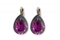 Swarovski Ohrh�nger Tropfen Amethyst