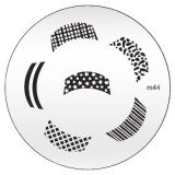 Konad Nailart Stamping Schablone m44