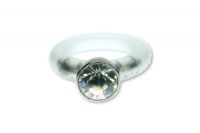 Curly - Ring mit Swarovski Elements Crystal
