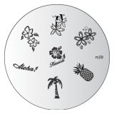 Konad Nailart Stamping Schablone m29